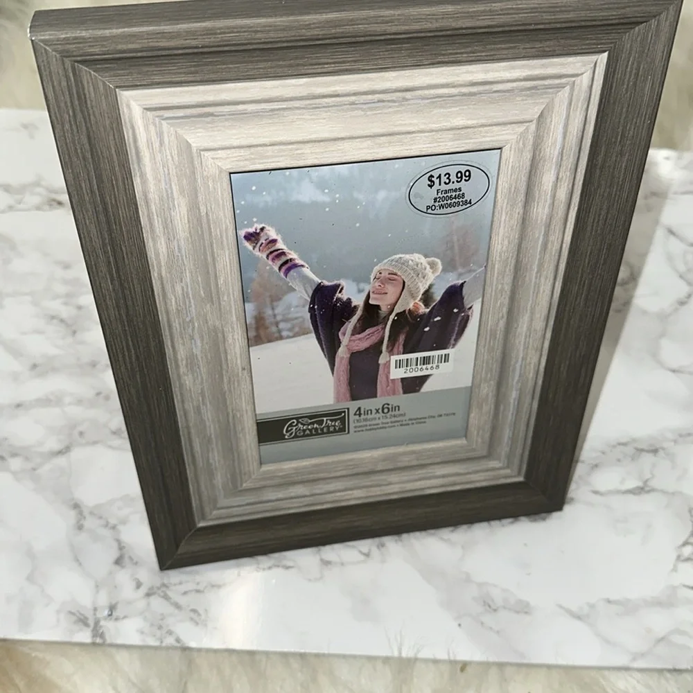 Gray Wooden Picture Frame